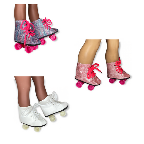 Lil' Me Shoes - 18"/46cm Roller Skates My Little Shoppe