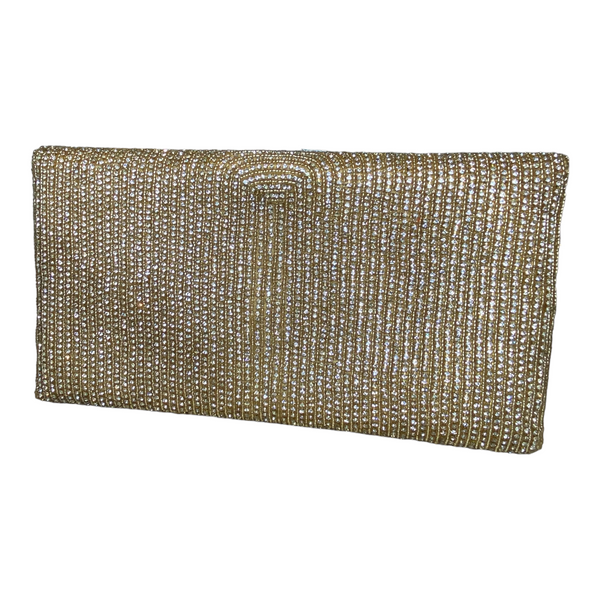 Clutch Bag - Gold Glitter