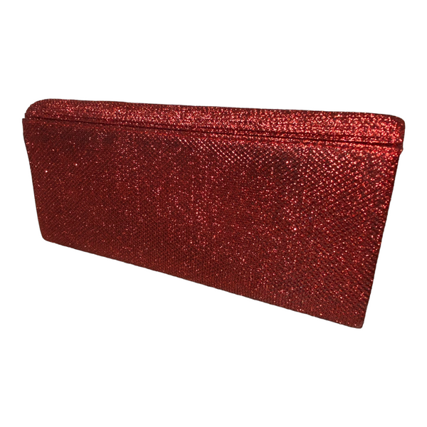 Clutch Bag - Red Glitter