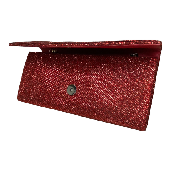 Clutch Bag - Red Glitter