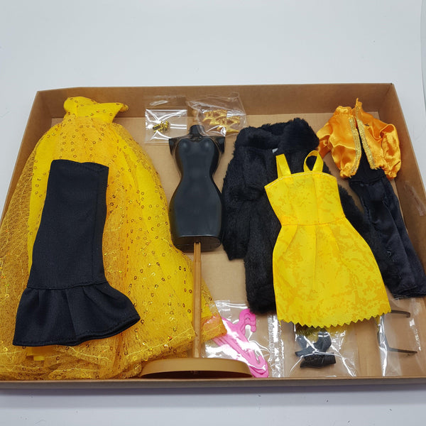 Doll Set A - 16pc Yellow Mix & Match for 29cm/11.5" Fashion Doll Dolly Couture