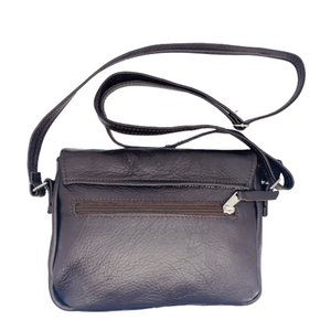 Bag - Leather Sling Bag with Flap Small My Little Shoppe