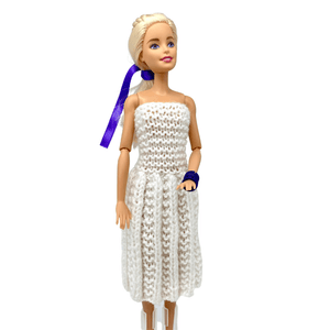 Doll Dress - Hand Knitted Dress for 29cm/11.5" Fashion Doll Dolly Couture