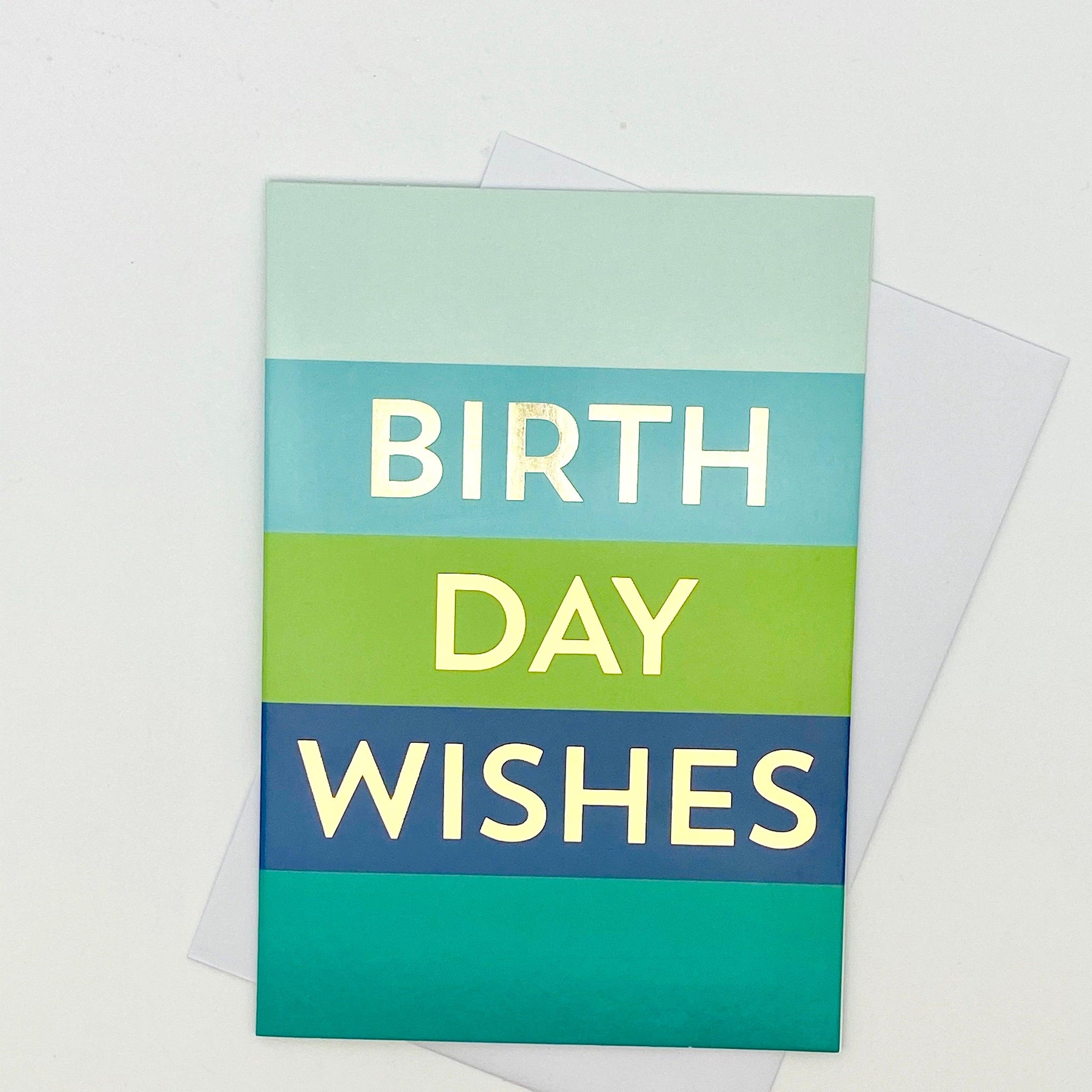 Occasion Card - BIRTHDAY WISHES My Little Shoppe