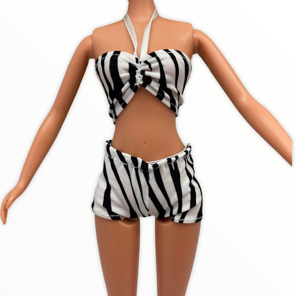 Doll Swimwear - Bathing Costumes - 2 Piece for 29cm/11.5" Fashion Doll Dolly Couture