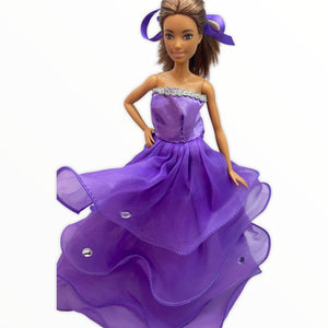 Doll Evening Dress - Budget Flouncy dress for 29cm/11.5" Fashion Doll Dolly Couture