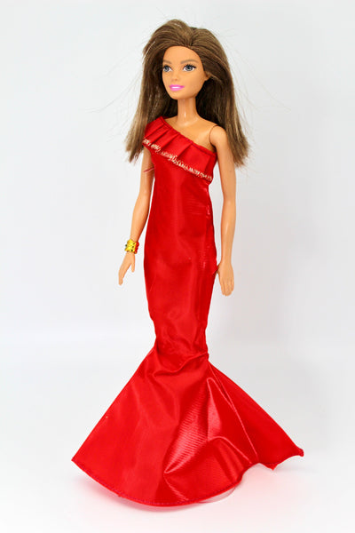 Doll Set B - 20pc Red Fishtail Mix & Match for 29cm/11.5" Fashion Doll Dolly Couture