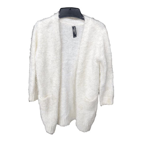 Pre-Owned PnP Clothing Cardigan Cream Fluffy (Size 3-4) The Re-Generation