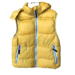 Pre-Owned HM Logg Mustard Puff Body Warmer with Hood (Size 5-6) The Re-Generation