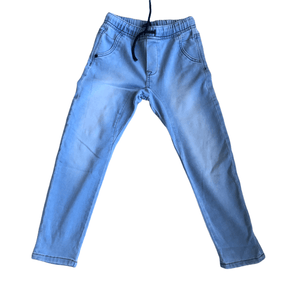 Pre-Owned OVS - Light Blue Demin Jogger Style Jeans (Size 7-8) The Re-Generation