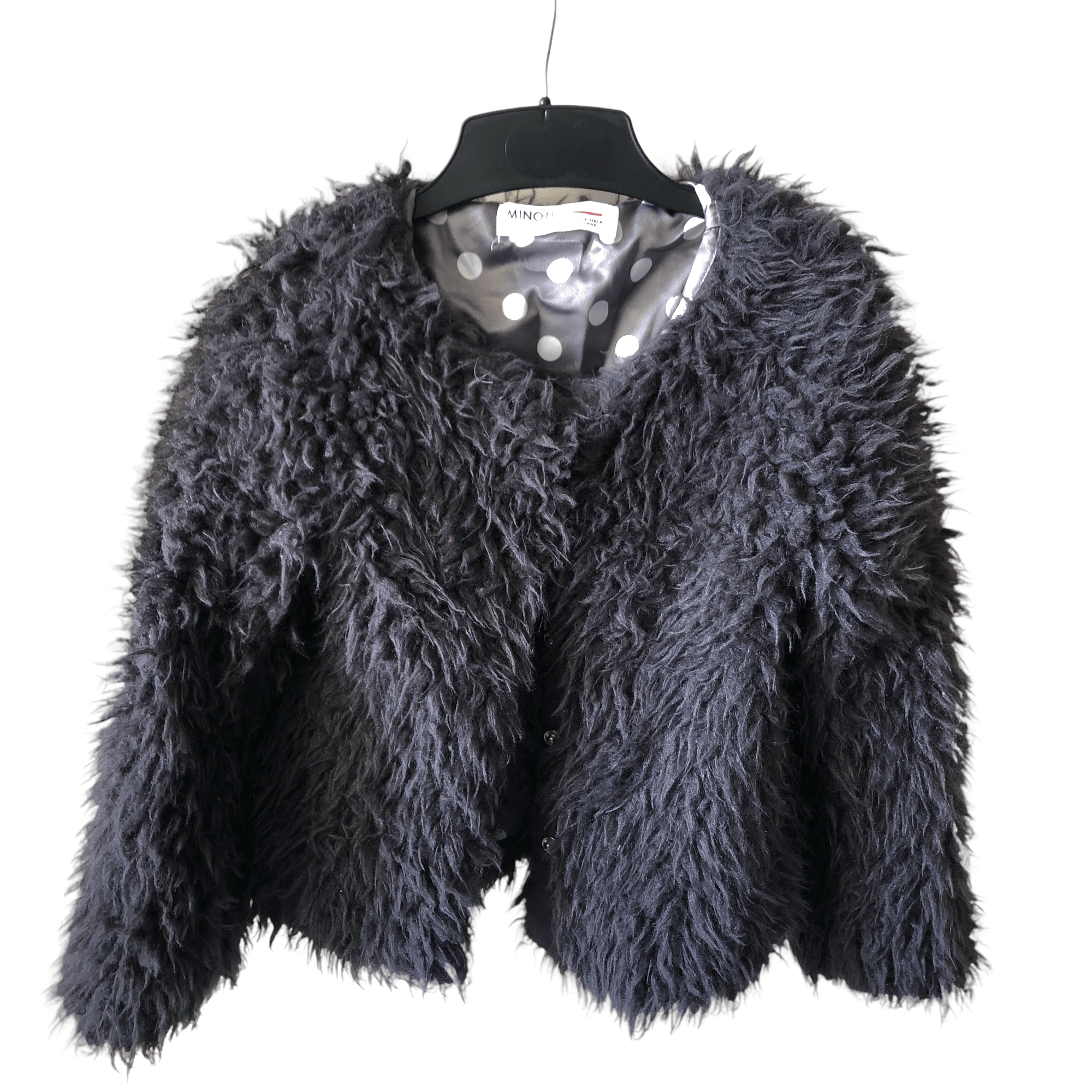 Pre-Owned Minoti Girls Faux Fur Jacket (Size 4-5) The Re-Generation