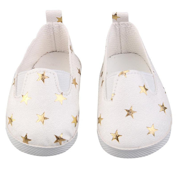 Lil' Me Shoes - 18"/46cm Plimsoll with Stars Dolly Couture