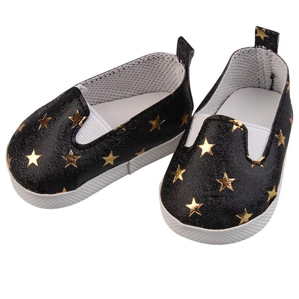 Lil' Me Shoes - 18"/46cm Plimsoll with Stars Dolly Couture