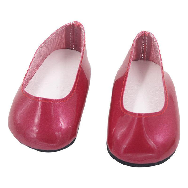 Lil' Me Shoes - 18"/46cm Plain Flat Ballet Pump Dolly Couture
