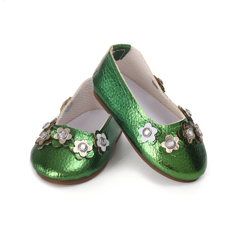 Lil' Me Shoes - 18"/46cm Pump with Flowers Dolly Couture