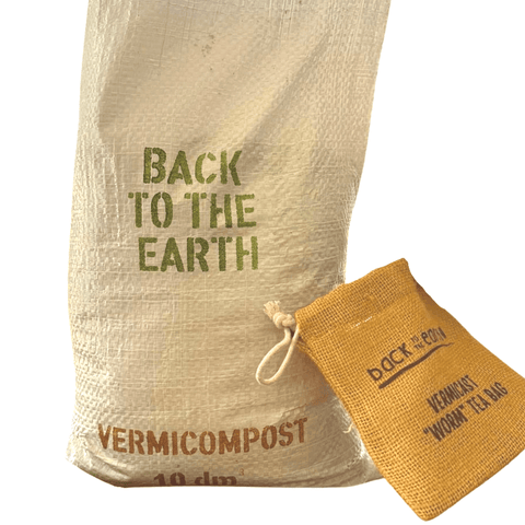 Vermicast Castings + "Worm Tea" Bag Back to the Earth